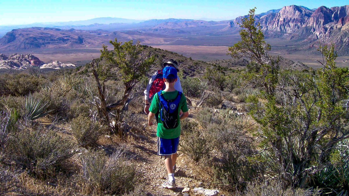 Red Rock Canyon Hikes for kids