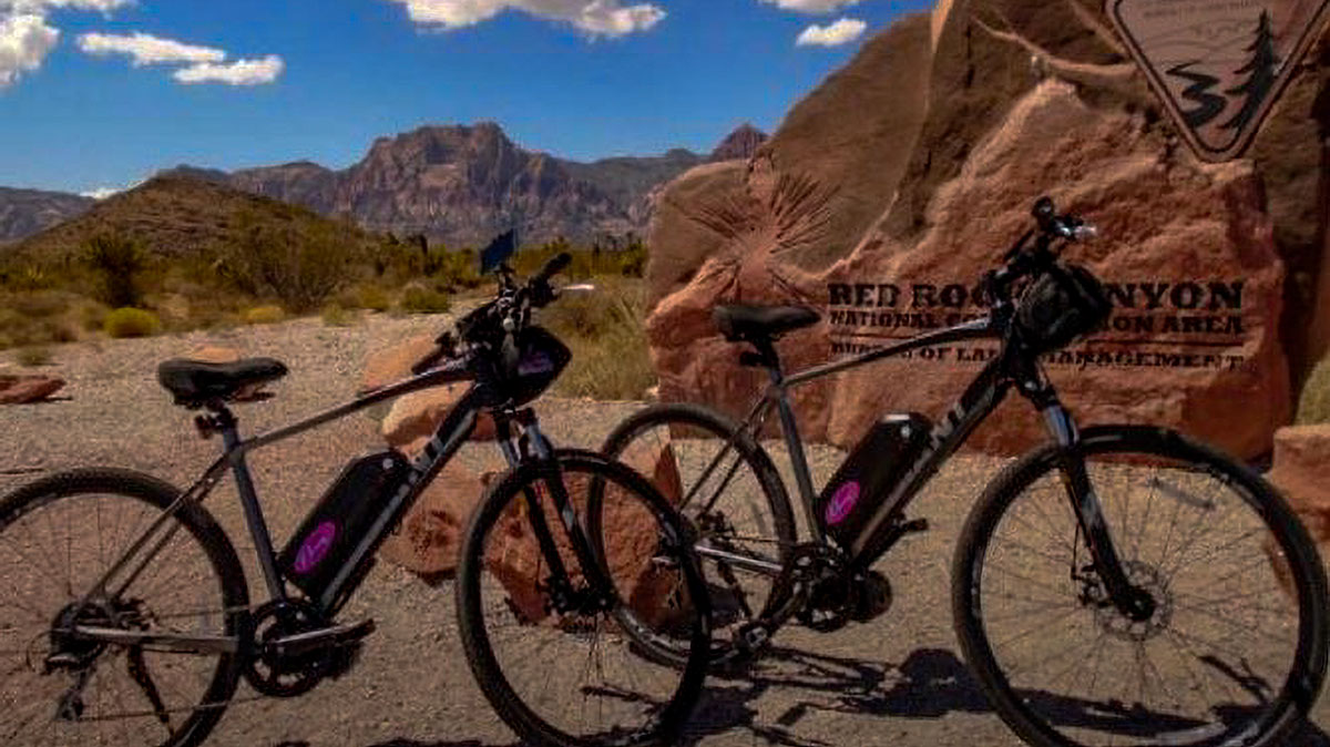 electric bike and scooter tours at red rock canyon